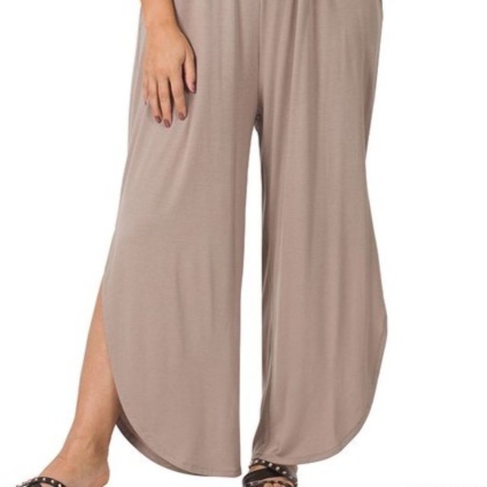 JUMPSUIT SLEEVELESS JUMPSUIT WITH POCKETS - ASH MOCHA 2X - Picture 3 of 7